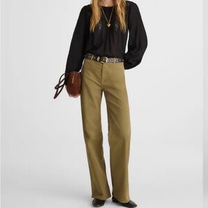 Madewell wide leg pants in twill brand new size 29